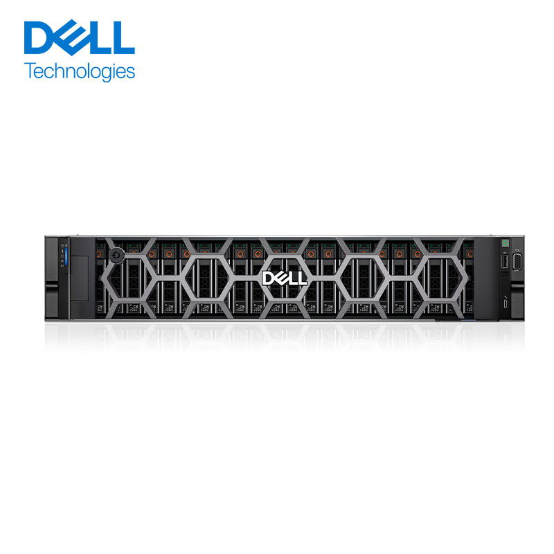 戴尔（DELL）PowerEdge  R760:24盘位机箱  2*金牌6430 /384G/2*480G+2*960G U.2  /H755/57508 双端口 100GbE /双电/设备 