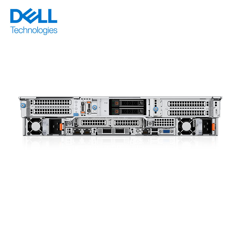 戴尔（DELL）PowerEdge  R760:24盘位机箱  2*金牌6430 /384G/2*480G+2*960G U.2  /H755/57508 双端口 100GbE /双电/设备 