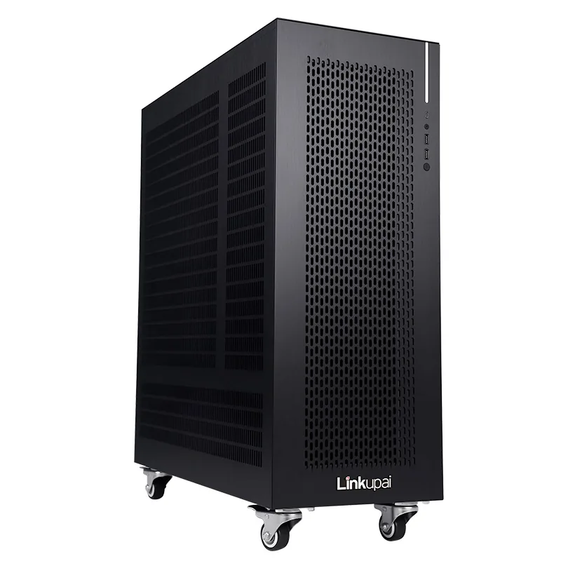 数聚红芯Linkupai HI7440双路液冷AI模型训练推理DS部署工作站 2*至强6530/256G内存/960G+4T/4*RTX4090一体式液冷