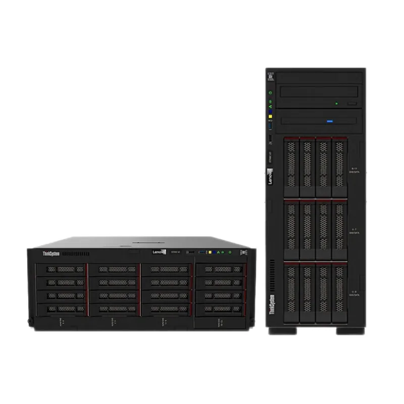 联想【ST650 V2】【塔式服务器】2*6330/4*64G/2*1.92T固态/2*8T机械/9361-8i 2G/2*L40 48G/1800W*2