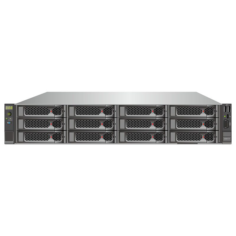 数聚红芯【H6520】2U双路至强服务器深度学习存储共享通用2*银牌4416+ 40核80线程 32G内存/2*4T
