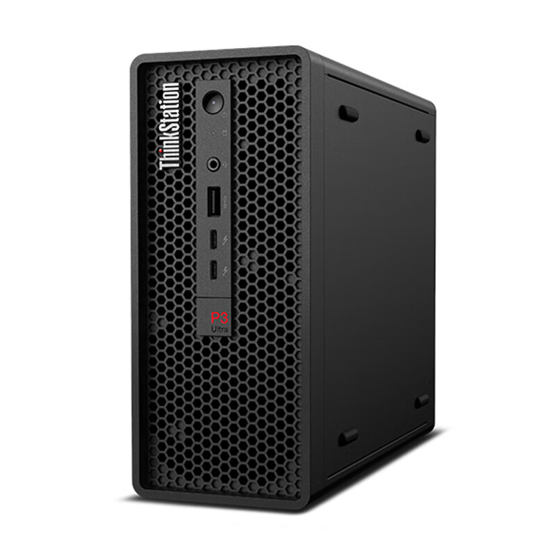 联想【P3 Ultra】【图形工作站】I9-13900/128G/2*2T+4T/A2000/300W台式电脑商务家用mini迷你小主机