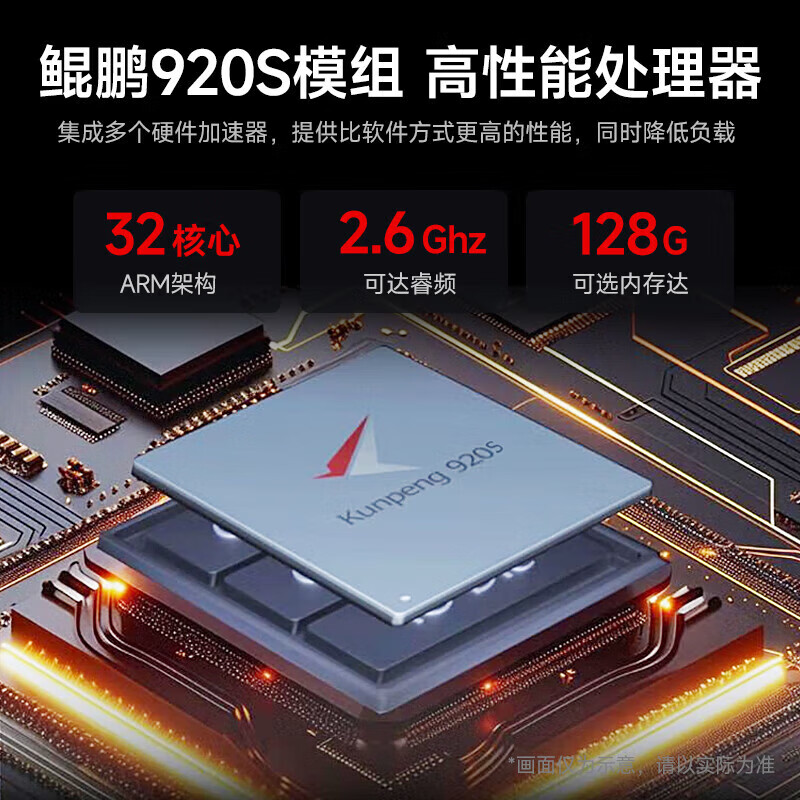 数聚红芯AI一体机HI7258信创工作站鲲鹏920S模组/4TB固态/Atlas 300I Duo 96G*4/液冷套件/2*27英寸 厂直