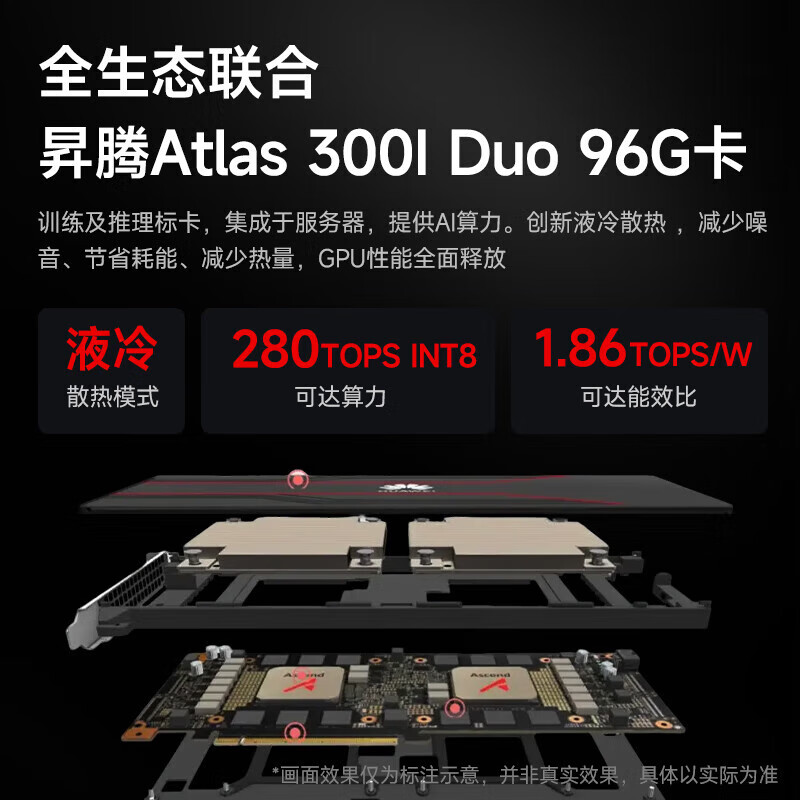 数聚红芯AI一体机HI7258信创工作站鲲鹏920S模组/4TB固态/Atlas 300I Duo 96G*4/液冷套件/2*27英寸 厂直