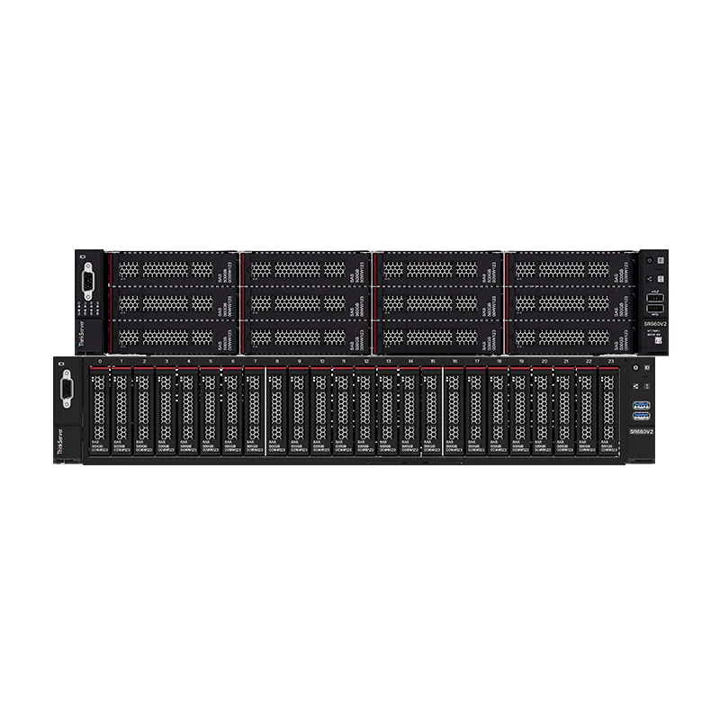  联想【机架式服务器】【SR660 V2】2*5318Y/64G内存/960G+3*8TB企业级/530-8i