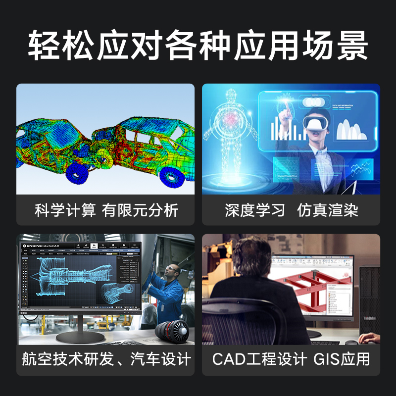 联想图形工作站P8 openclaw ai模型部署主机7945WX/128G内存/1T固态+4T机械/可搭载RTX4090 24G