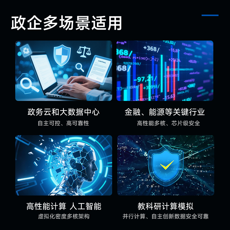 浪潮CS5280H3国产服务器国产系统自主可控数据安全/2*海光5440/64G/480G/4T