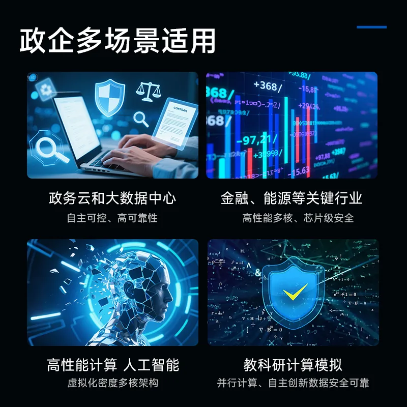 浪潮CS5280H3国产服务器国产系统自主可控数据安全/2*海光5440/64G/480G/4T