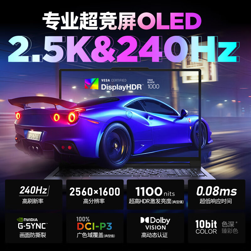 联想拯救者Y9000P至尊版16英寸游戏笔记本移动工作站Utra9275HX 64G 1T RTX50802.5K白色升级款