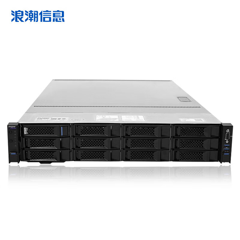 元脑浪潮服务器NF5280M6/6330*2/256G内存/2*1.92T固态硬盘/2*4T SATA/8204 2G阵列卡/X710/800W双电源 16G/750W